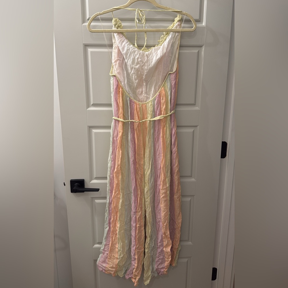 Sundress Sophie Jumpsuit in Marbella Mix Pastel - Picture 5 of 8